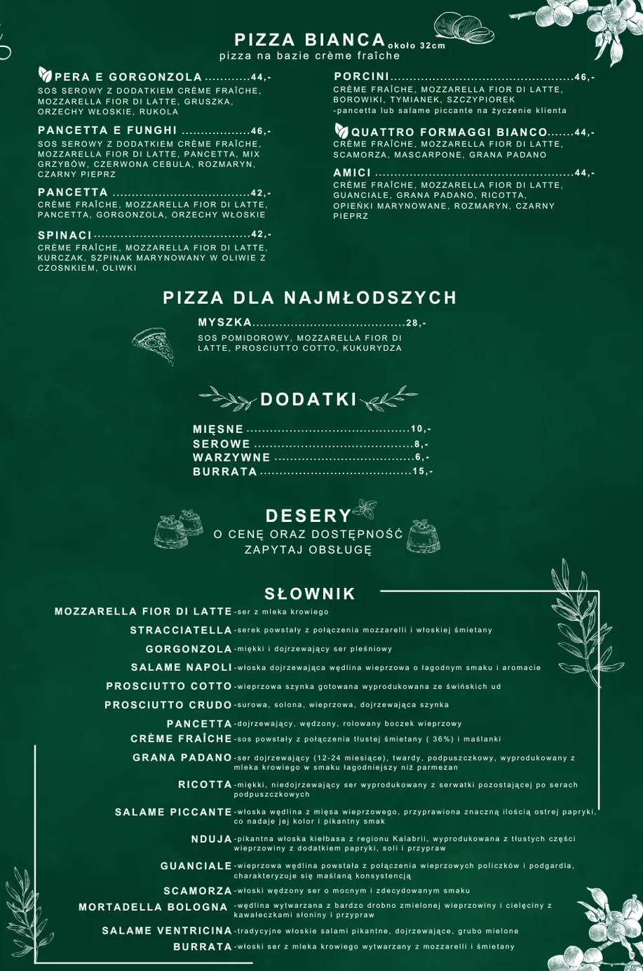 Menu część 2